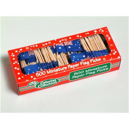 STEAK MARKER AUST FLAGPICK 500'S