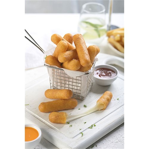 MOZZARELLA STICKS BATTERED 80X25GM (2KG)