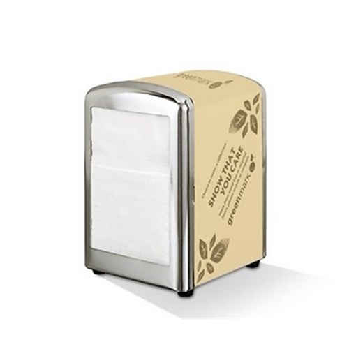 NAPKIN DISPENSER WHITE TALL E/FOLD 1PLY 10000'S