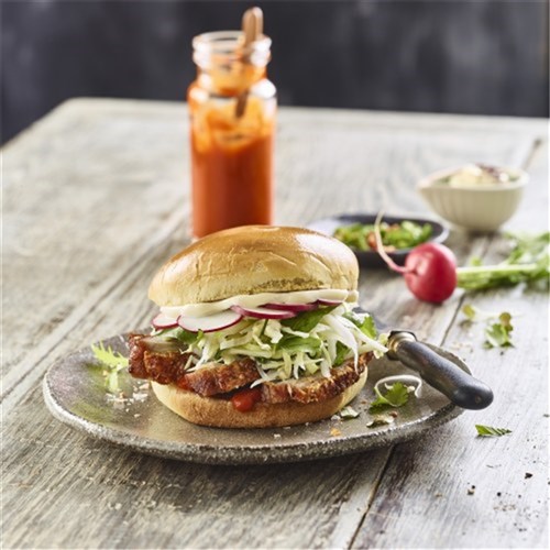 BRIOCHE BUN SLICED 4.5IN 48X100GM 9295