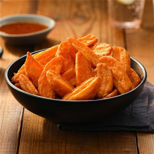 WEDGES SWEET POTATO CRINKLE CUT 6X1.1KG