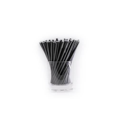 STRAWS PAPER COCKTAIL BLACK 2500'S