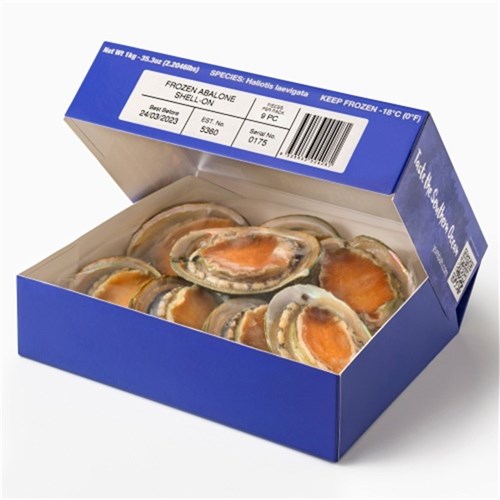 ABALONE WHOLE GREENLIP (9PC) 1KG