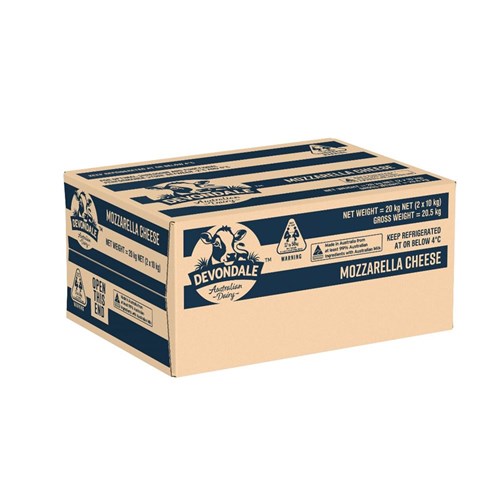 CHEESE MOZZARELLA BLOCK 2X10KG