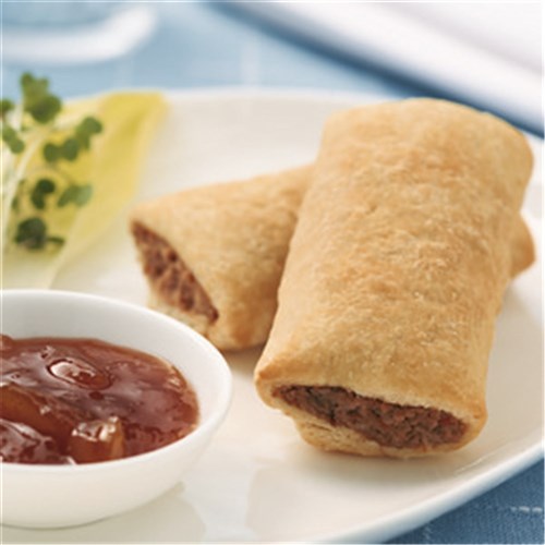 SAUSAGE ROLLS PARTY BEEF 48X50GM