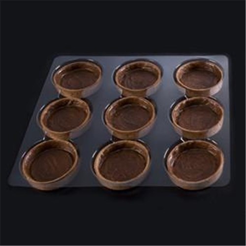 TART SHELL CHOCOLATE LARGE ROUND 45X81MM