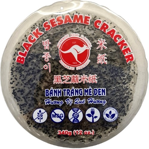 CRACKER BLACK SESAME 10 PIECES 340GM