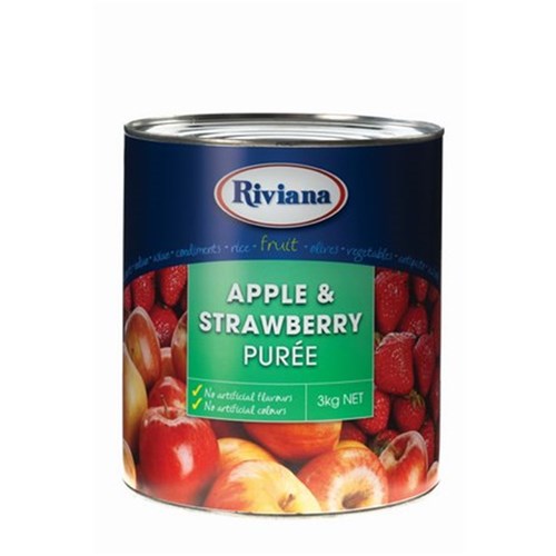 PUREE APPLE & STRAWBERRY A10