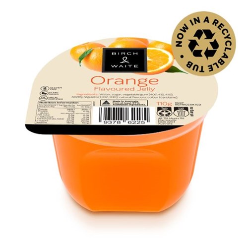 JELLY ORANGE CUP PC 45X110GM