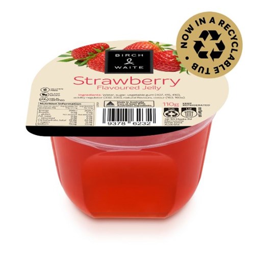 JELLY STRAWBERRY CUP PC 45X110GM