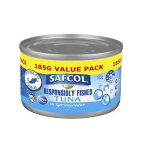 TUNA IN SPRING WATER 185GM