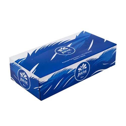 TISSUES FACIAL WHITE 2PLY 100 SHT