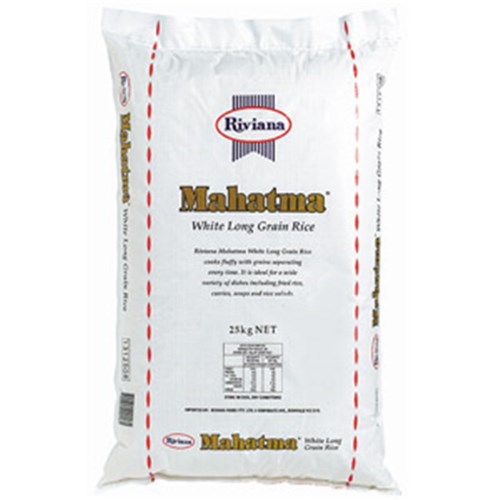 RICE CLASSIC WHITE LONG GRAIN 25KG  MAHATMA