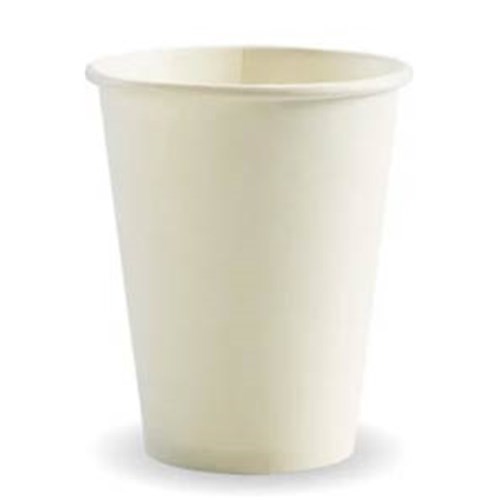 COFFEE CUP 12OZ SINGLE WALL WHITE 1000'S