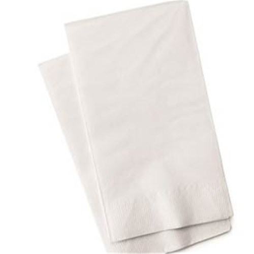 NAPKIN DINNER WHITE GT/FOLD QUILTED 1000'S