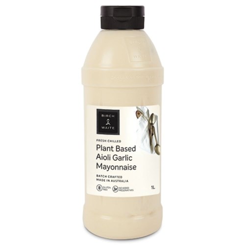 AIOLI GARLIC MAYONNAISE PLANT BASED (VEGAN) 1LT