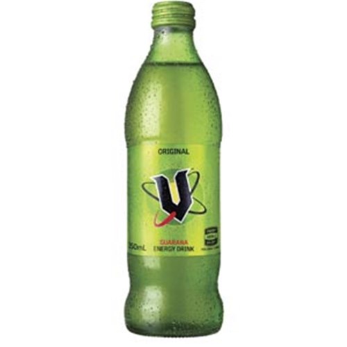 V ENERGY DRINK GLASS BOTTLE 24X350ML