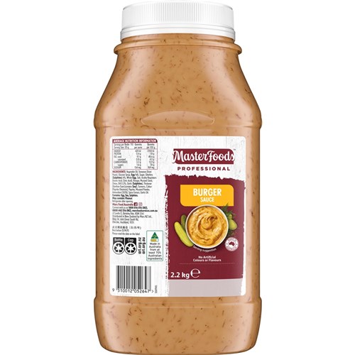 BURGER SAUCE 2.2KG