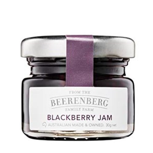 JAM BLACKBERRY GLASS JAR PC 60X30GM