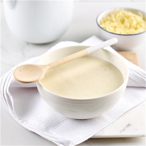 CHEESE SAUCE WHITE LIQUID 10 X 500GM