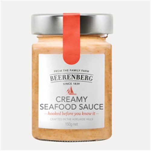 SEAFOOD COCKTAIL SAUCE CREAMY GLASS JAR 8X150GM