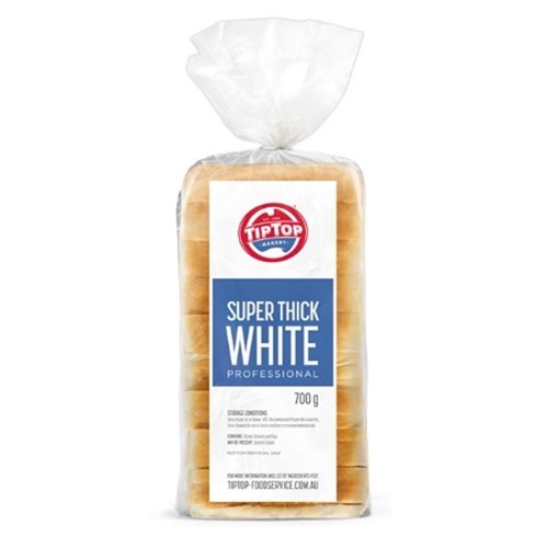 BREAD SUPER THICK SLICED WHITE 6X700GM 9326