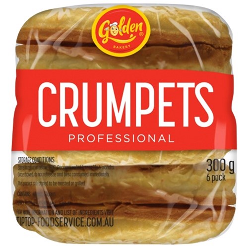 CRUMPET GOLDEN PLAIN 300X93GM 9067