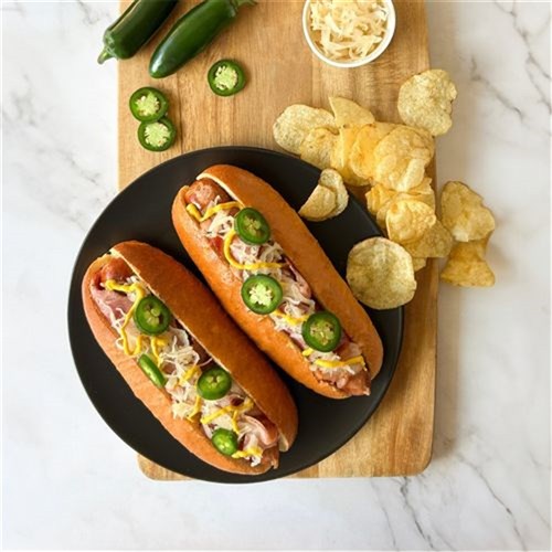 MILK BUN HOT DOG ROLL FB 60X95GM 14930