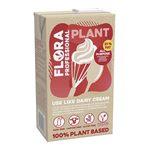 FLORA PLANT-BASED 31% CREAM 1LT