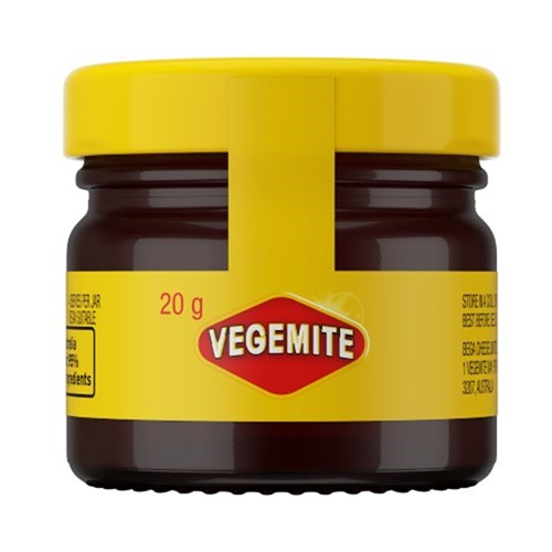 VEGEMITE GLASS JAR PC 30X20GM