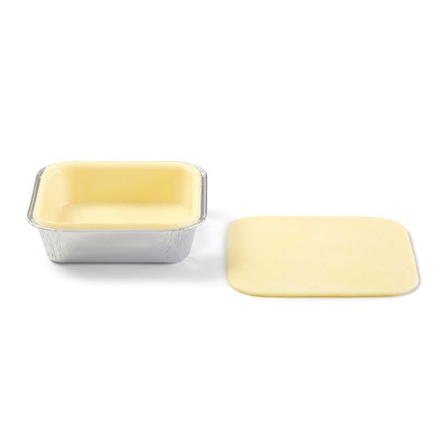 PIE SHELL SAVOURY SQUARE & PIE TOP 70X105MM