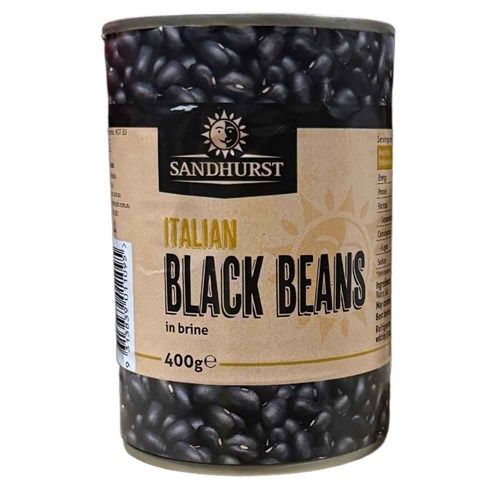 BEANS BLACK TIN 400GM