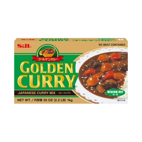 CURRY GOLDEN MEDIUM HOT 1KG