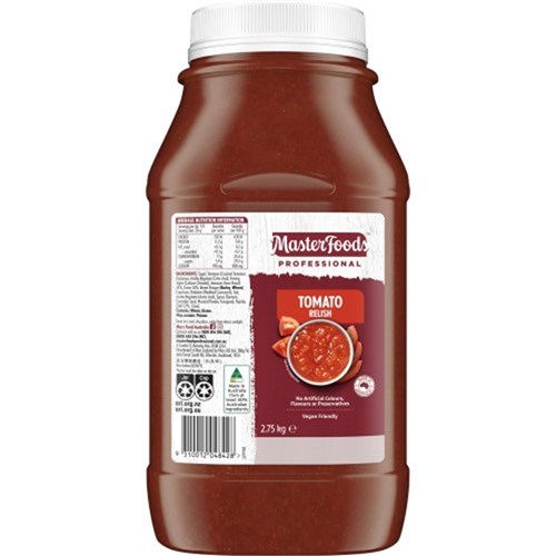 TOMATO RELISH 2.75KG