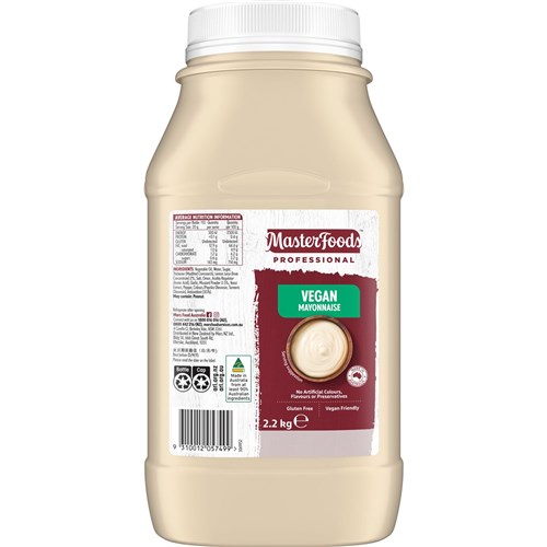 MAYONNAISE VEGAN GF 2.2KG