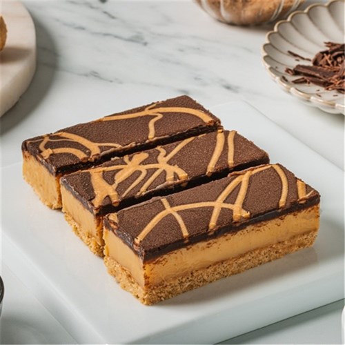 SLICE CARAMEL TRAY GLUTEN FREE PRE CUT 15'S