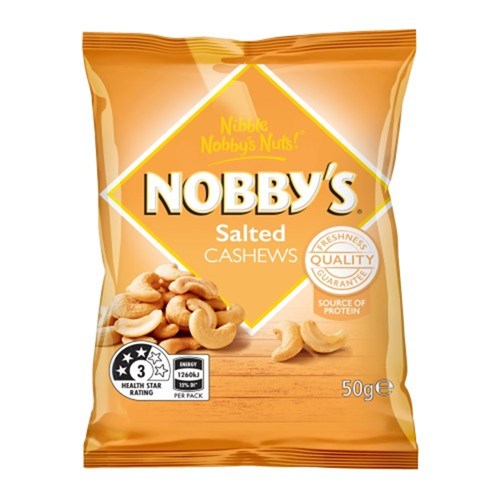 CASHEWS SALTED 12X50GM