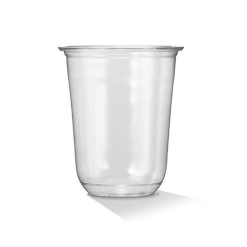 CUP CLEAR U SHAPED PET 16OZ/480ML X1000