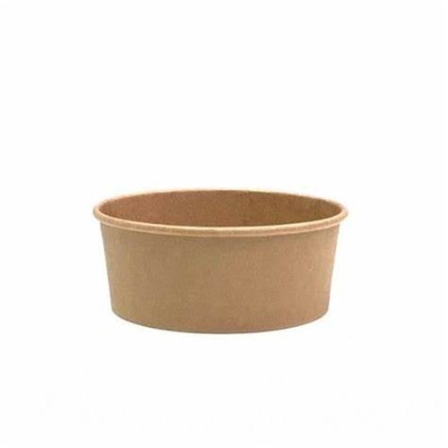 FOOD BOWL BROWN KRAFT 25OZ 750ML 300'S