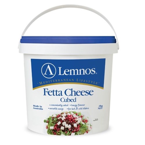 CHEESE FETTA CUBE 2KG