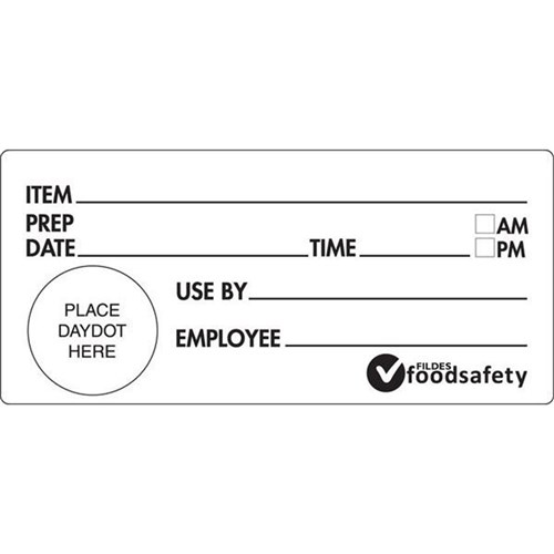 SHELF LIFE LABEL REMOVABLE 102MMX47MM X500