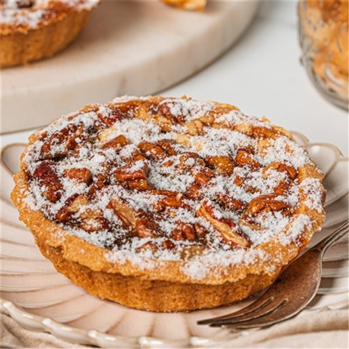 CAKE WHITE CHOCOLATE & PECAN TART IND X6