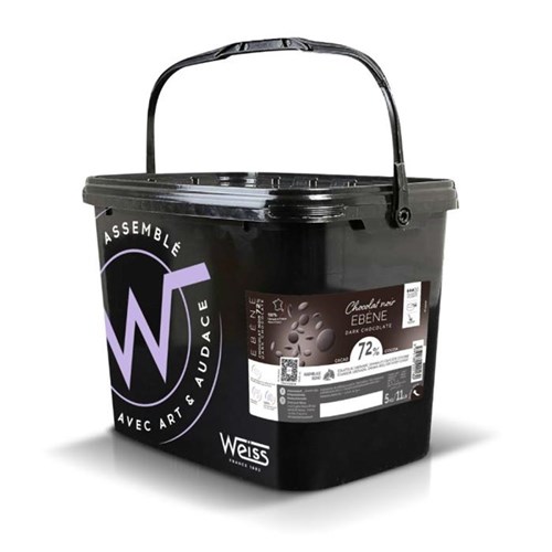 CHOCOLATE DARK EBENE 72% 5KG