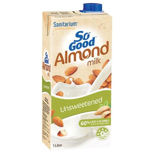 ALMOND MILK UNSWEETENED UHT  1 LITRE