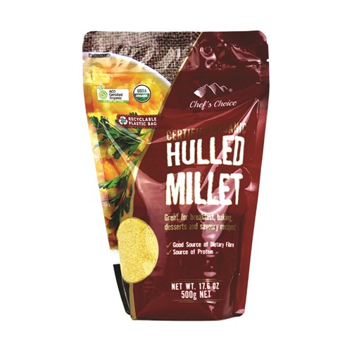 ORGANIC HULLED MILLET 500GM