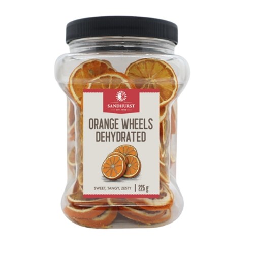 DEHYDRATED ORANGE WHEELS 6X225GM