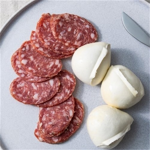 CHEESE WOOD SMOKED BUFFALO MOZZARELLA 1KG